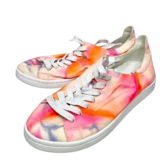 SCHUTZ Sneakers Size 6B Multicolor Ofelia Leather Shoes - Picture 1 of 10